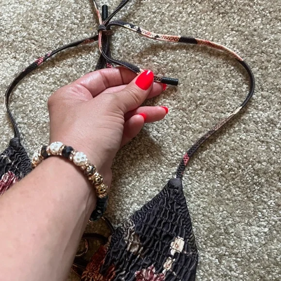 TRIANGL Brown Floral Bikini - Picture 7 of 11